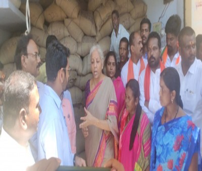 TRS slams Sitharaman for 'unruly conduct' with District Collector