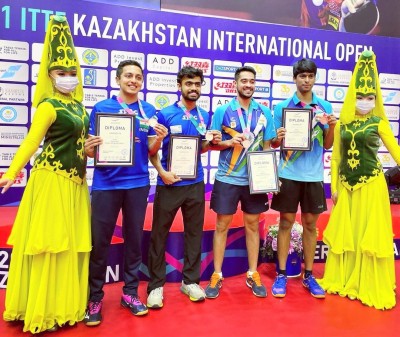 TT players Siddhesh-Mudit and Snehit-Sudhanshu bag bronze medals in Kazakhstan