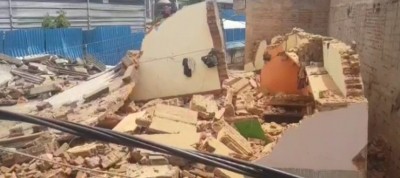 Three-storeyed building collapses in Bengaluru, no casualties reported