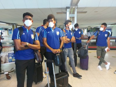 Senior men's team reaches Maldives for SAAF Championships