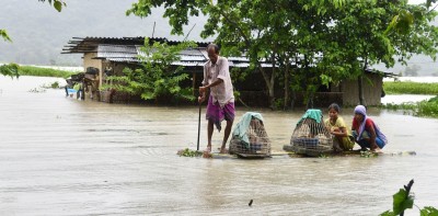 Assam flood situation slightly improves, 2 more kids killed