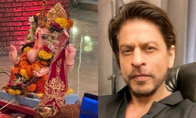 SRK bids farewell to 'Ganpati Bappa'