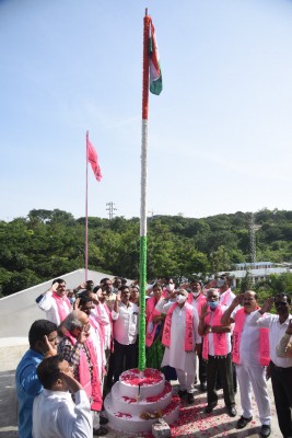 Political parties celebrate Telangana Merger Day