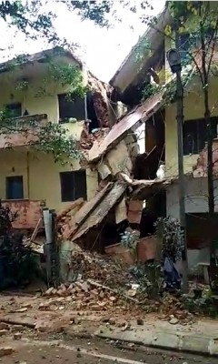 Another B'luru building collapses, 18 families have narrow escape