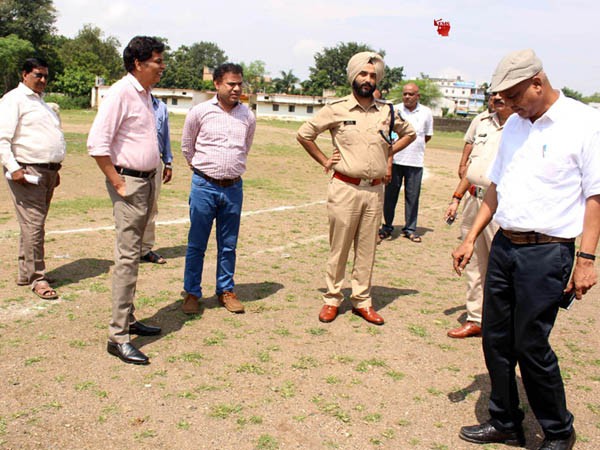 जिले में मुख्यमंत्री के कार्यक्रम को लेकर कलेक्टर एवं एसपी ने किया विभिन्‍न स्थानों का निरीक्षण