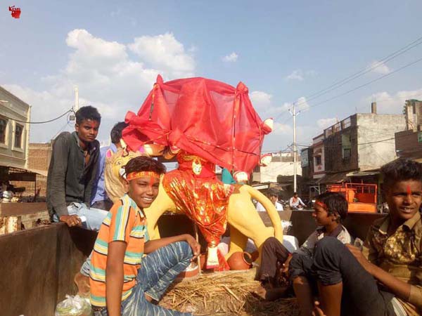 शक्ति आराधना में रमा शहर पाण्डालों में विराजी दुर्गा प्रतिमाएं