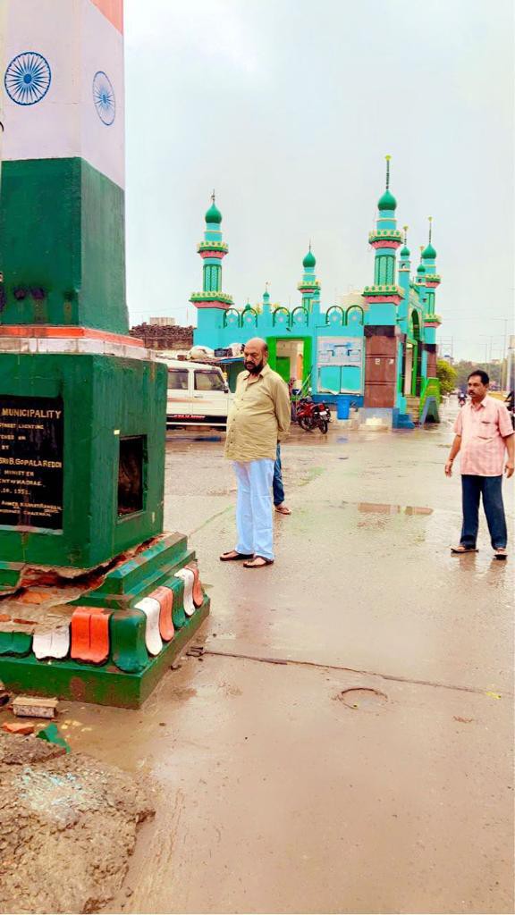 అశోకా స్థూపం పాక్షికంగా ధ్వంసం