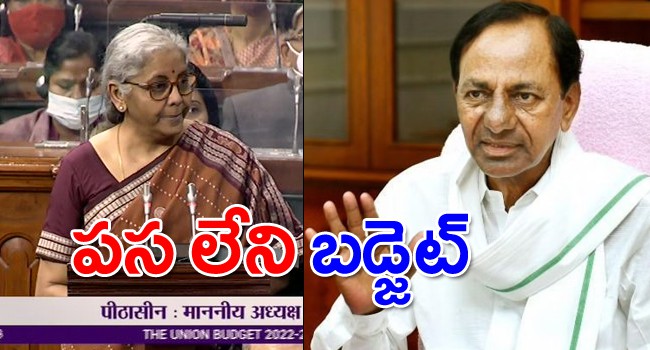 దశ దిశా నిర్దేశం లేని, పసలేని నిష్ప్రయోజనకర బడ్జెట్:కెసిఆర్