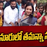 సినీనటి తమన్నా.. హల్ చల్