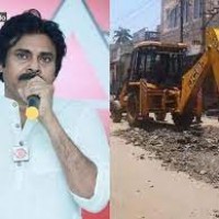 పవన్ వార్నింగ్... పనులు ప్రారంభం