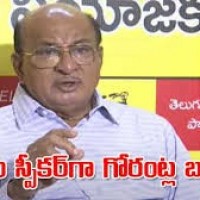 ప్రోటెం స్పీకర్ గా గోర్ంట్ల బుచ్చయ్య చౌదరి