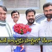 రేవంత్ సమక్షంలో కాంగ్రెస్ పార్టీలో చేరిన  పోచారం శ్రీనివాస్ రెడ్డి