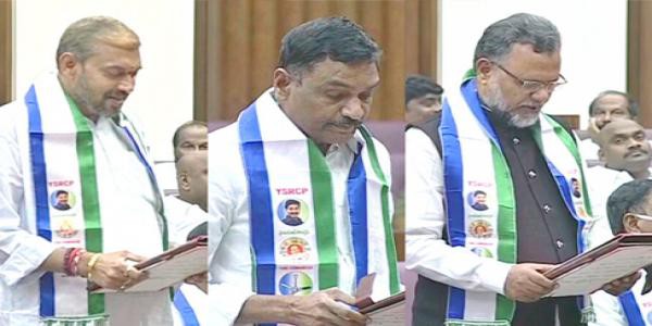 నూతన ఎమ్మెల్సీల ప్రమాణస్వీకారం