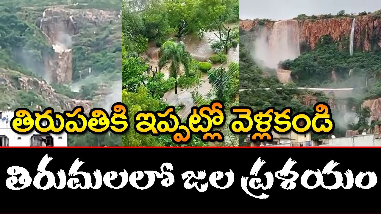 తిరుమలలో జల ప్రళయం