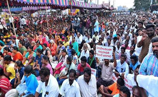  అమరావతిలో తీవ్రమవుతున్న ఆందోళనలు