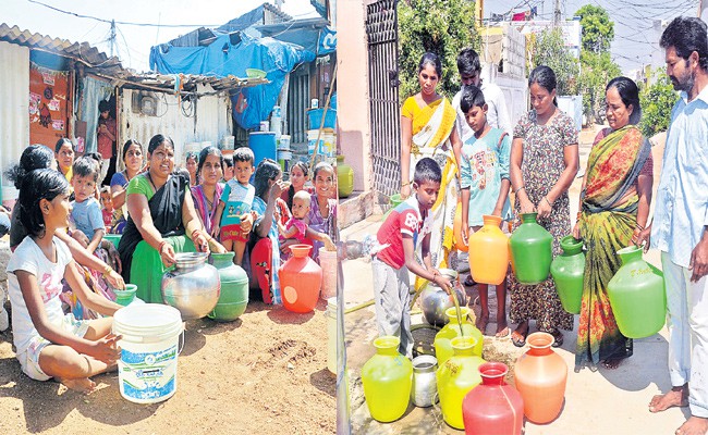 నీటి కొరత షురూ అయింది విజయనగరం,