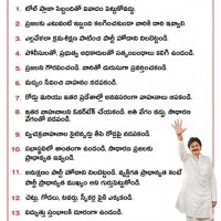 జనసేన ఆవిర్భావ సభ మార్గదర్శకాలు!! 